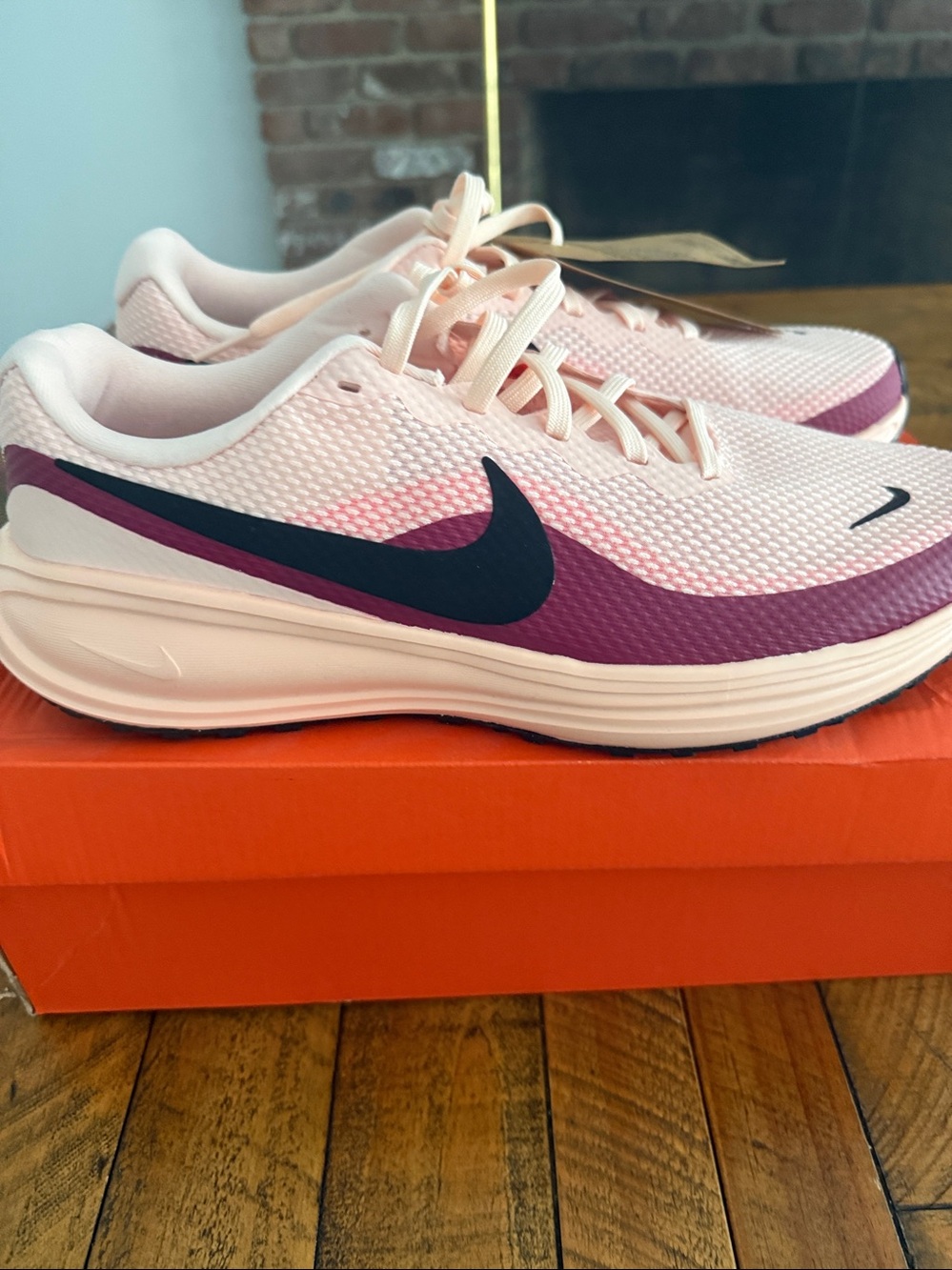 Nike Pink and Purple Women's Running Sneakers - Picture 2 of 4